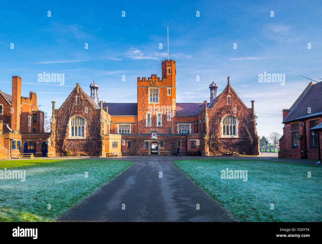 Loughborough Gymnasium. Stockfoto