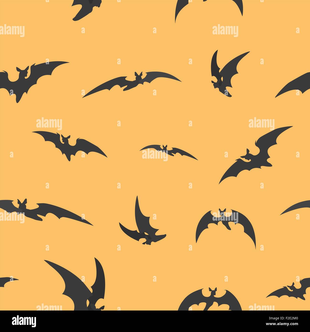 Fledermäuse-Silhouetten für Halloween Stock Vektor