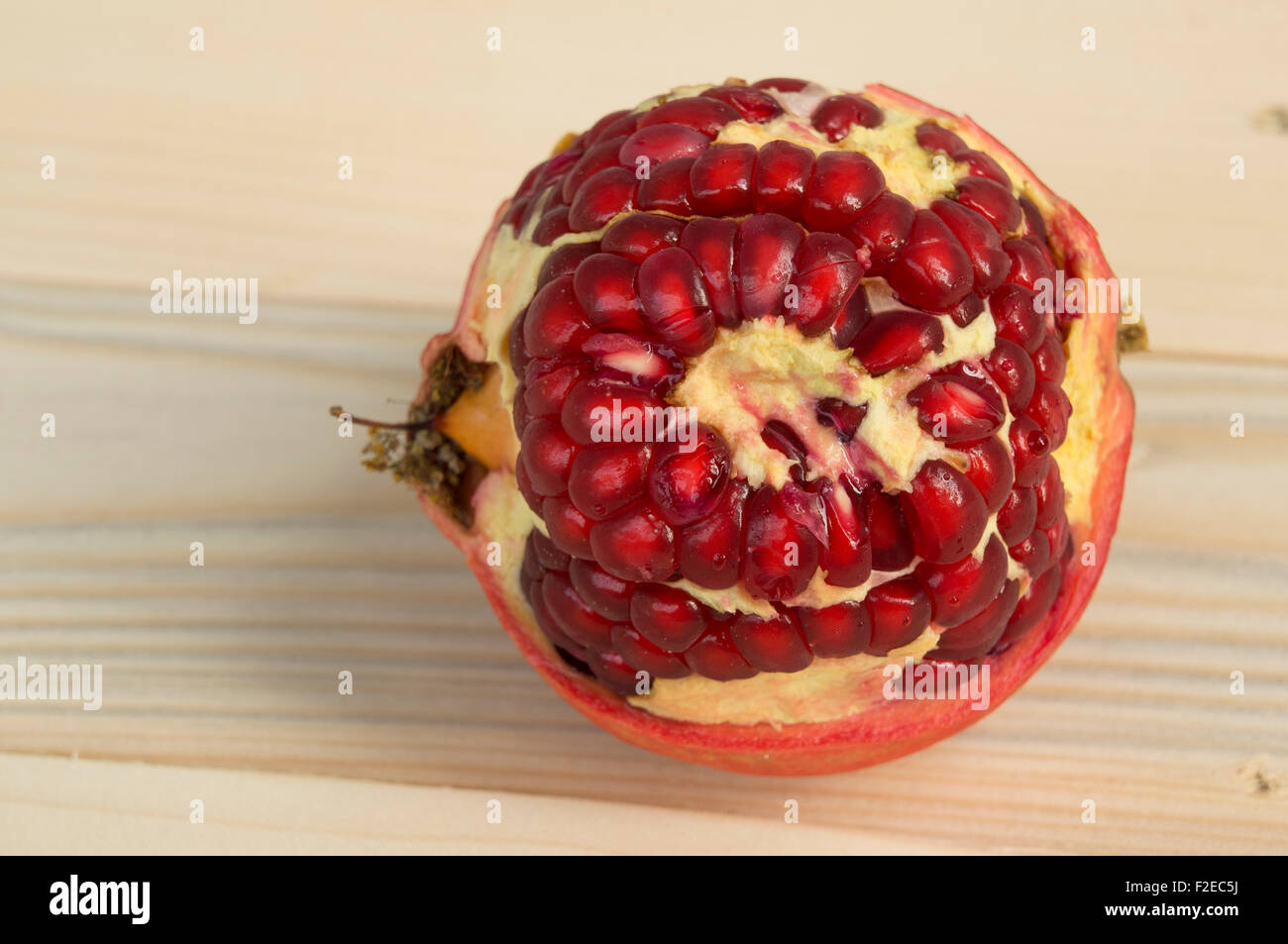 Bio-Obst vegetarische Mahlzeit reif Dessertteller Stockfoto
