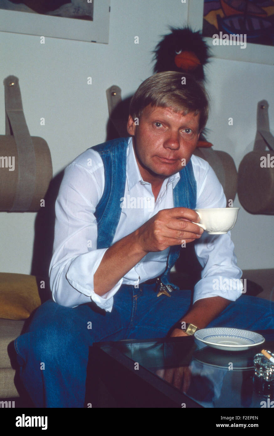 Der Deutsche Schauspieler-Frithjof Vierock, 1980er Jahre Deutschland. Deutscher Schauspieler ...