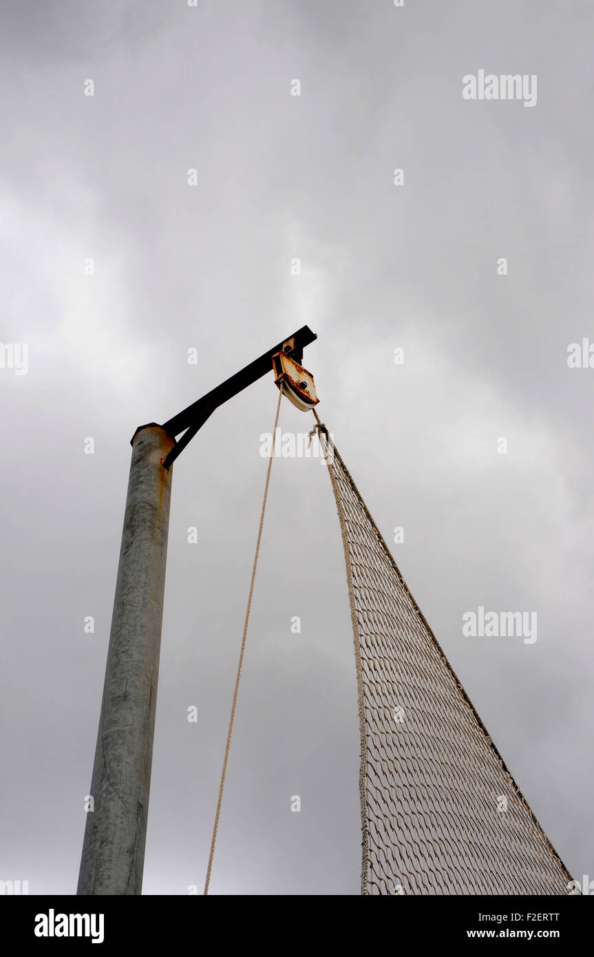 gestreckt, eng., Stress, Druck oder Spannung auf ein materielles Objekt ausgeübt s Stockfoto