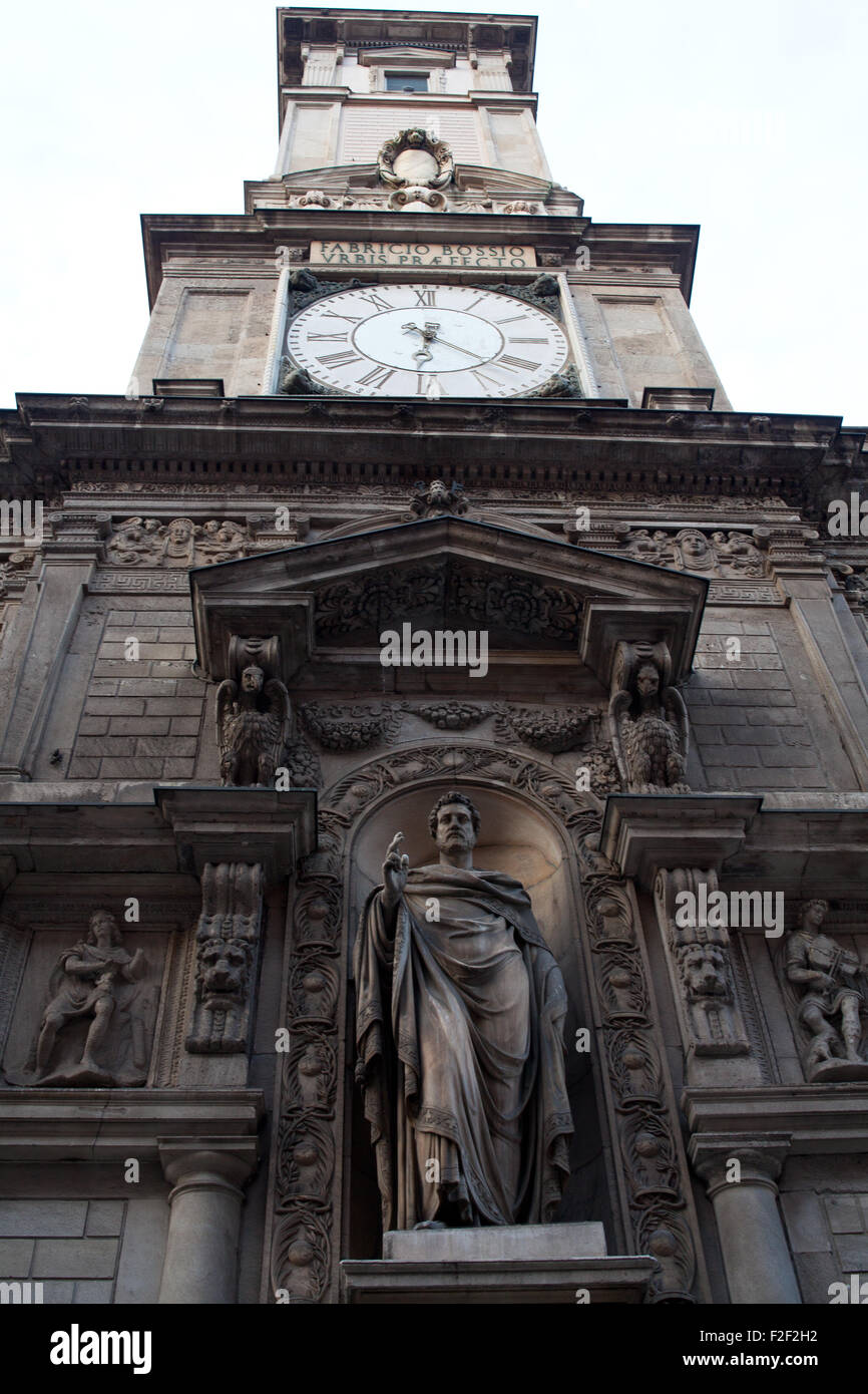 Ansicht der alten Gebäude in Mailand, Italien Stockfoto