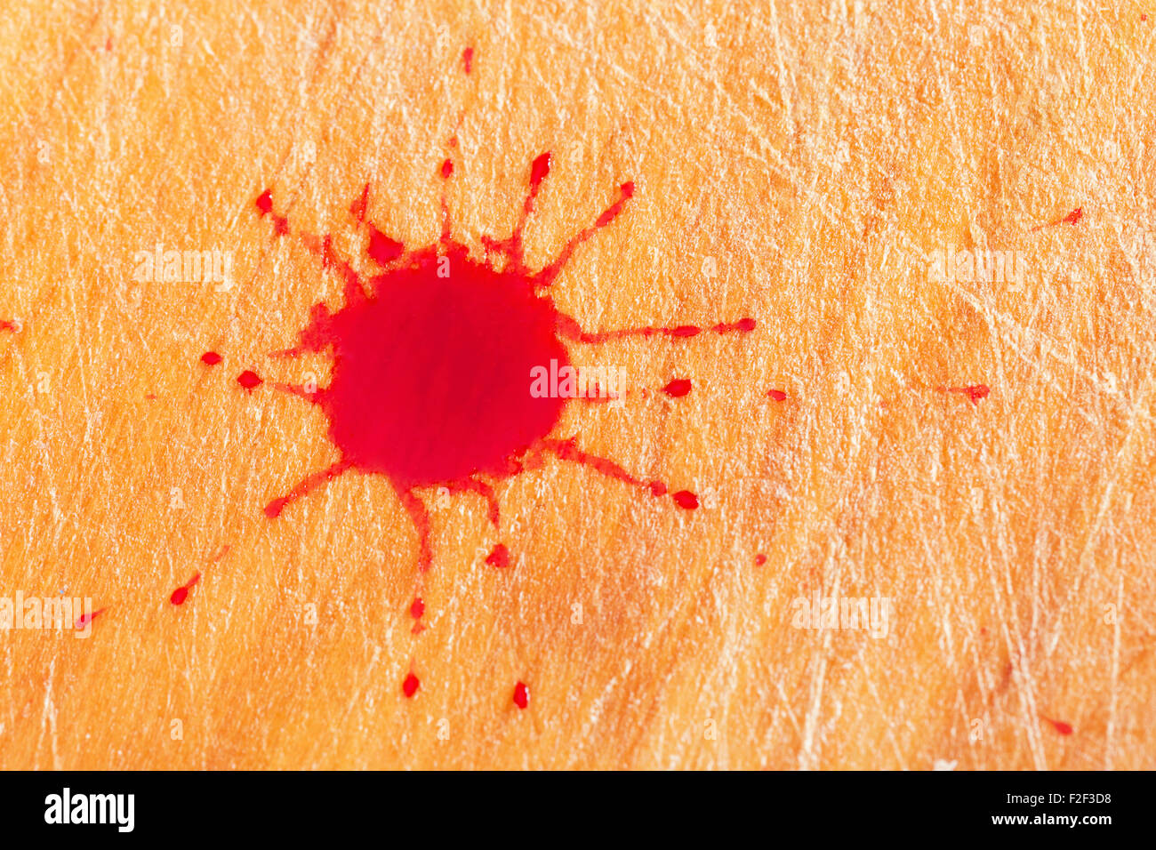 Blut-Fleck. Stockfoto