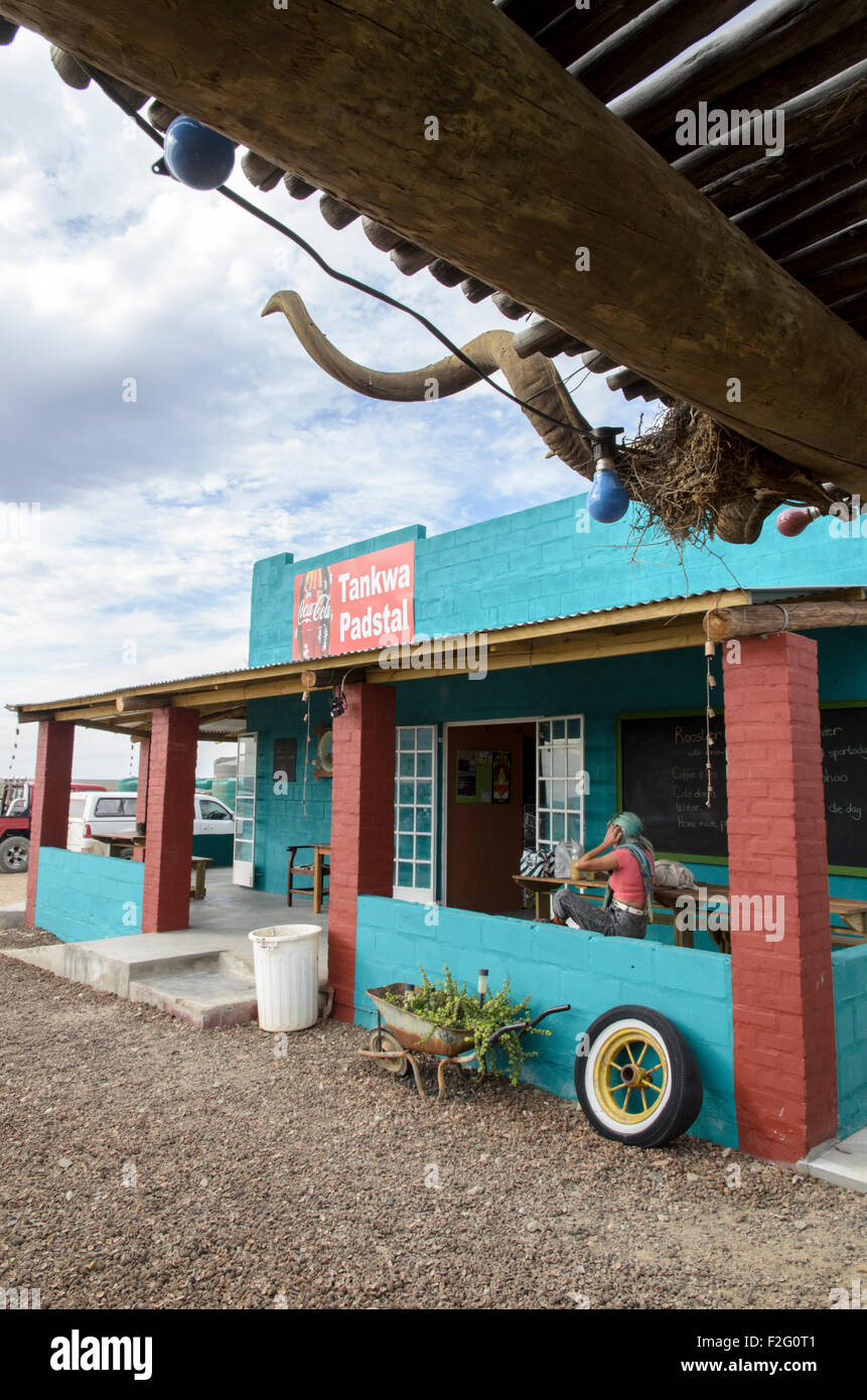 Tankwa Roadhouse in der Tankwa-Karoo Stockfoto