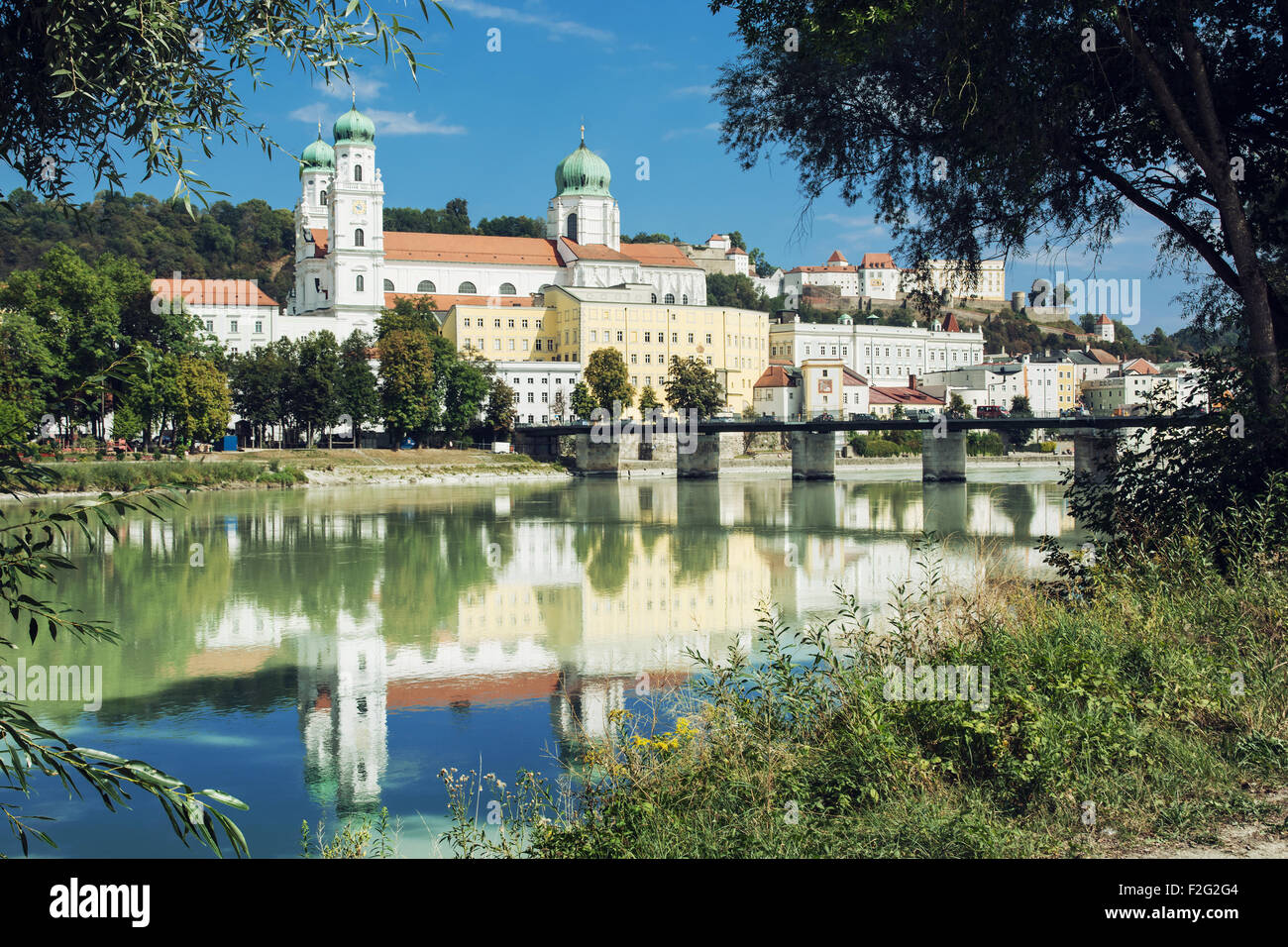 Passau ist eine Stadt in Niederbayern, Deutschland. Es ist auch bekannt ...