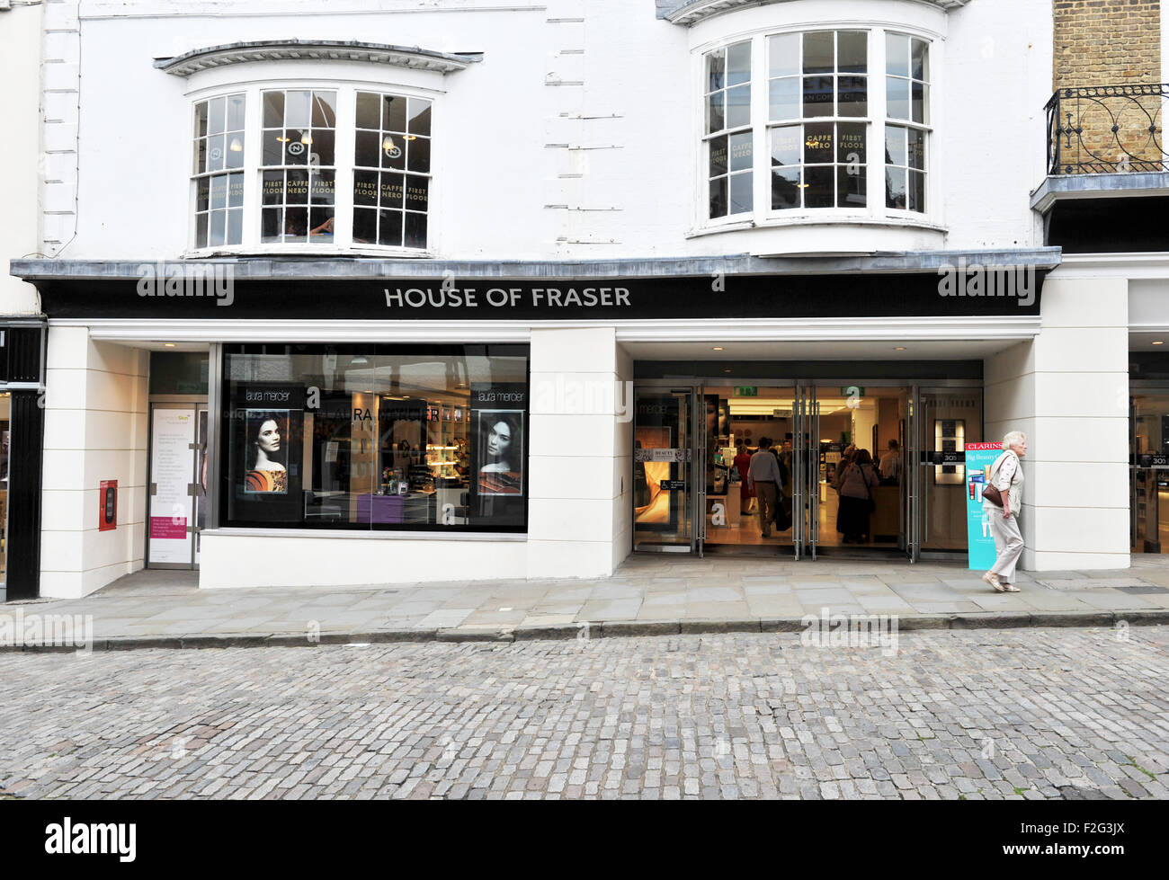 Guildford Surrey UK - House of Fraser-Kaufhaus in der High Street Stockfoto