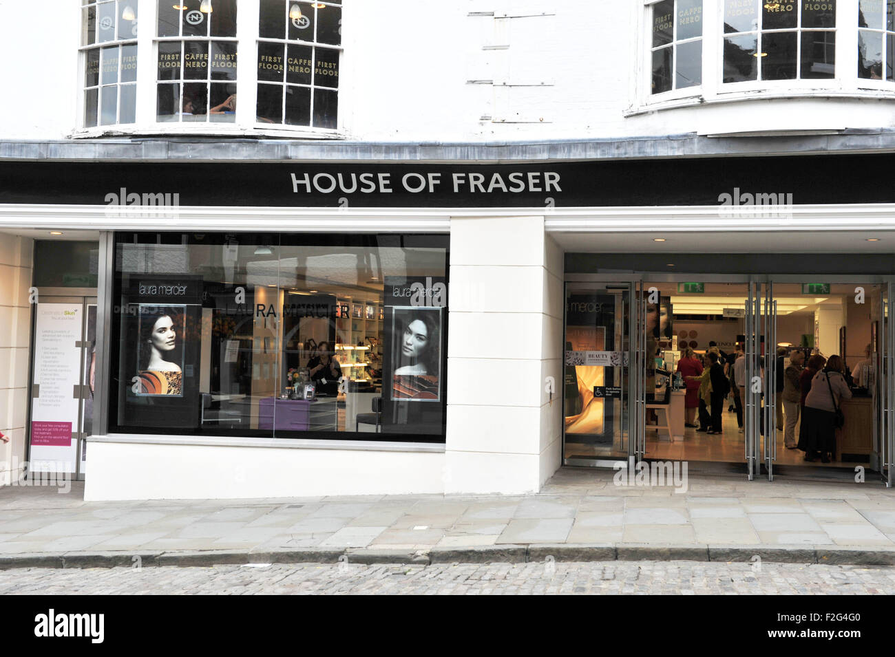 Guildford Surrey UK - House of Fraser-Kaufhaus in der High Street Stockfoto