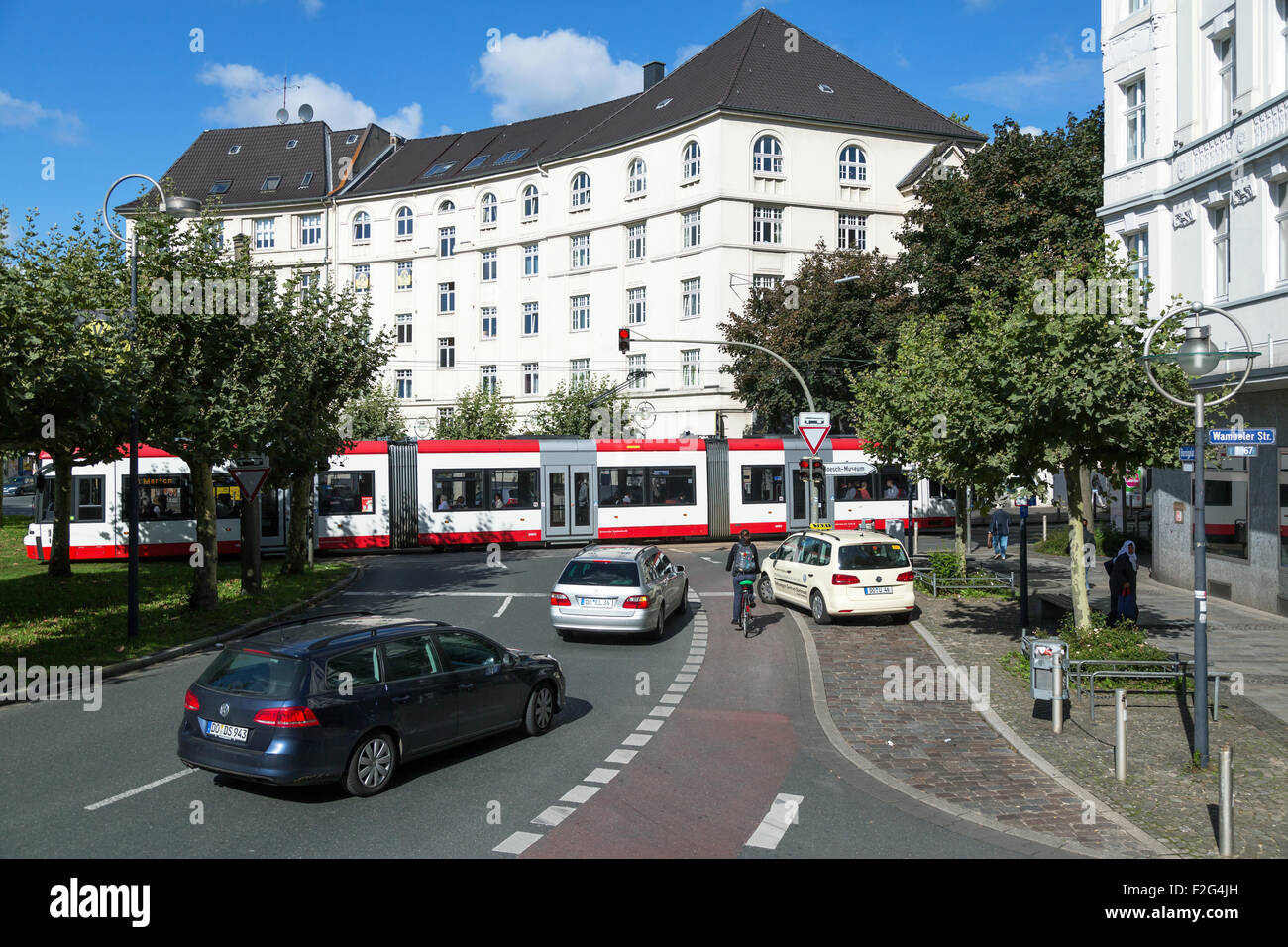 17.09.2013, Dortmund, Nordrhein-Westfalen, Deutschland - der Borsigplatz in der Stadt Norden. Der Borsigplatz ist das Zentrum der Stockfoto