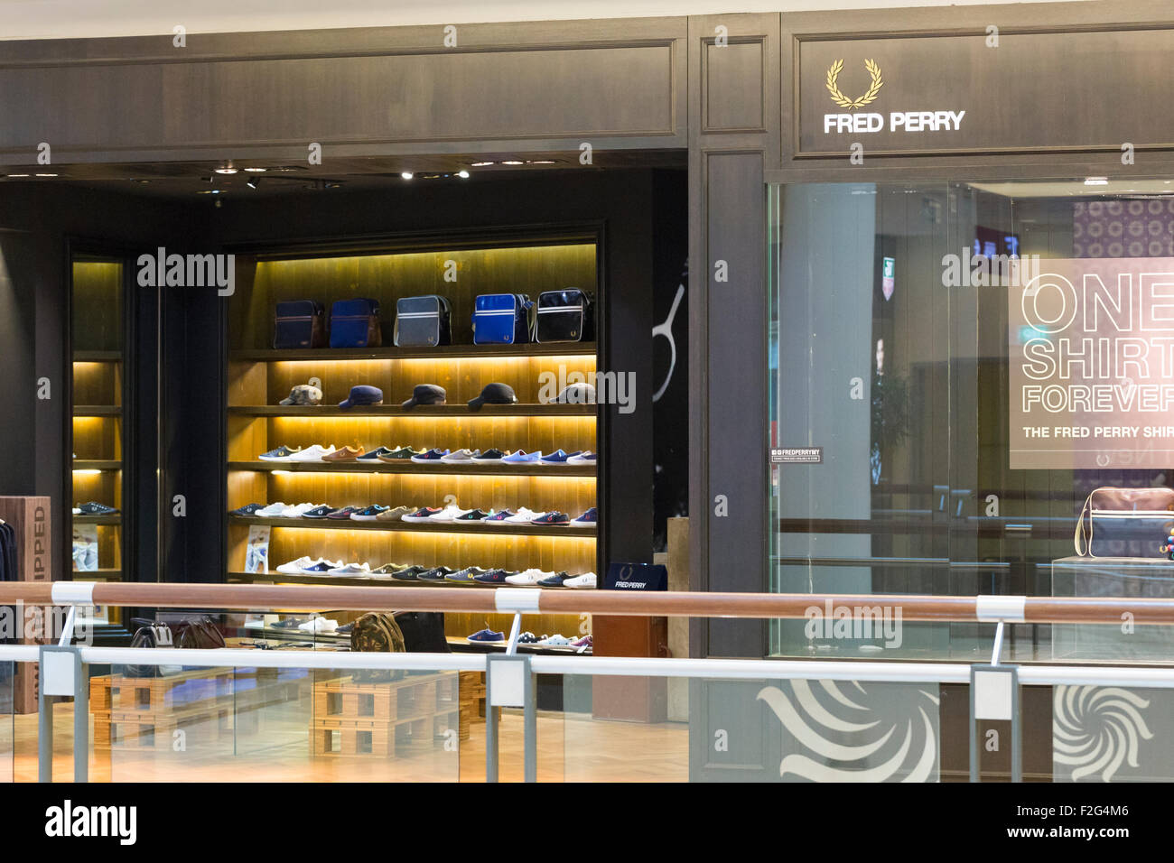 Fred Perry Shop Stockfoto