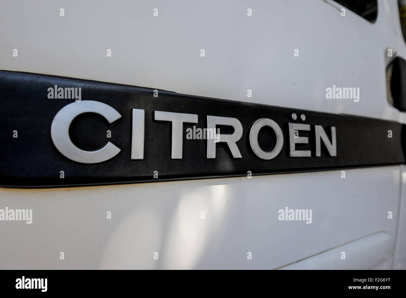 Automobilhersteller Citroën - Automóvil Citroën Stockfoto