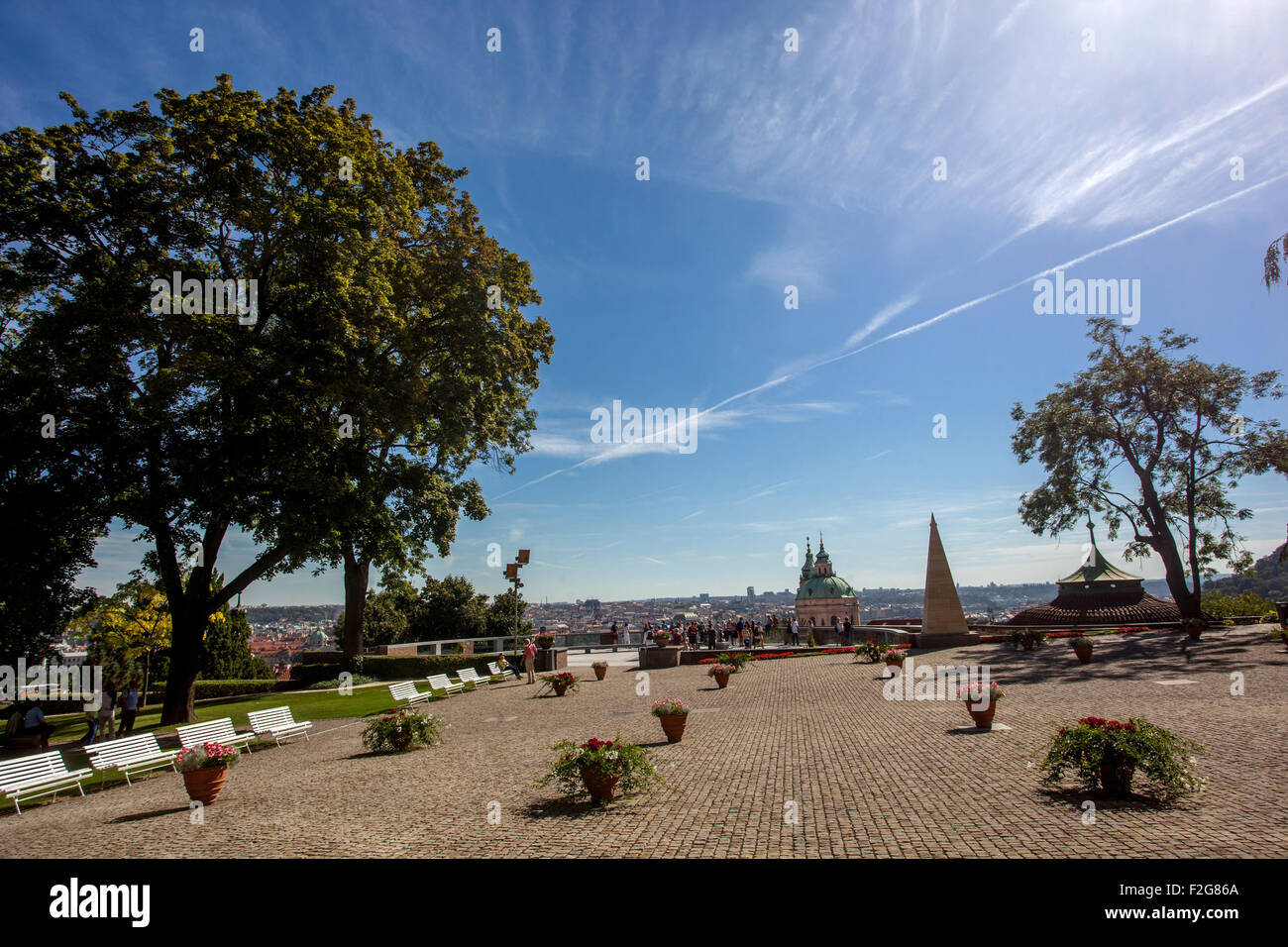 Prager Burggarten, Prag, Tschechische Republik, Europa Stockfoto