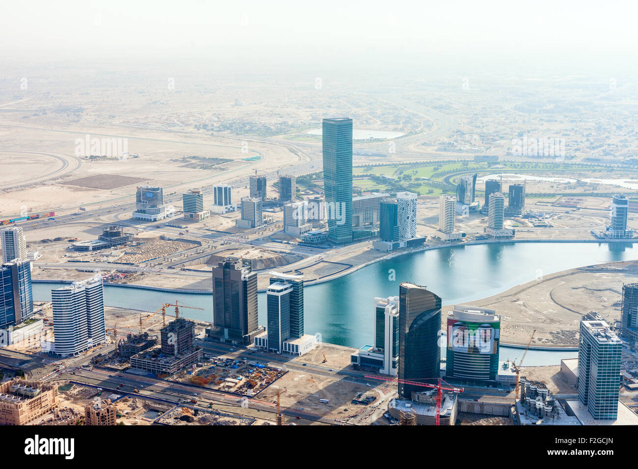Die Innenstadt von Dubai Stockfoto