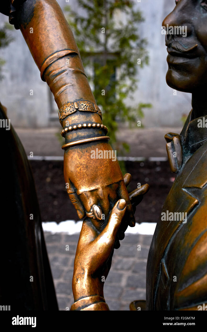 Skulptur Liebespaar in Kiew, Ukraine Stockfoto