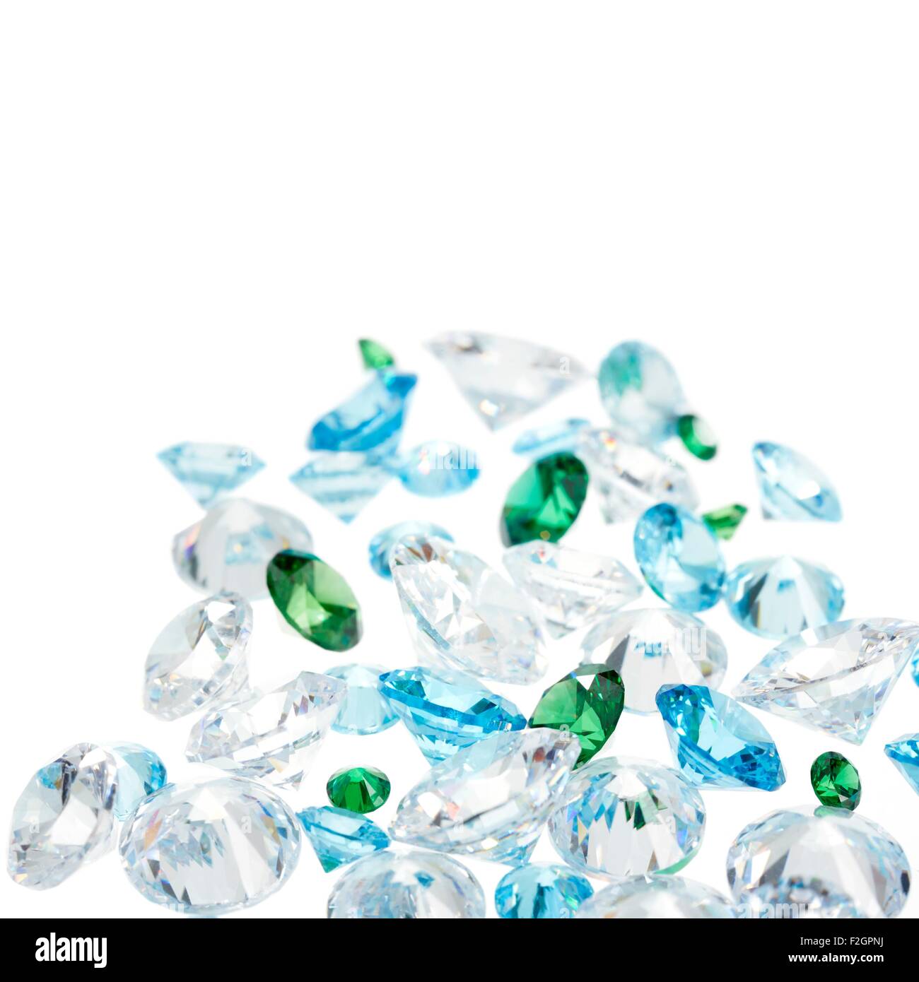 Bunte Edelsteine Stockfoto