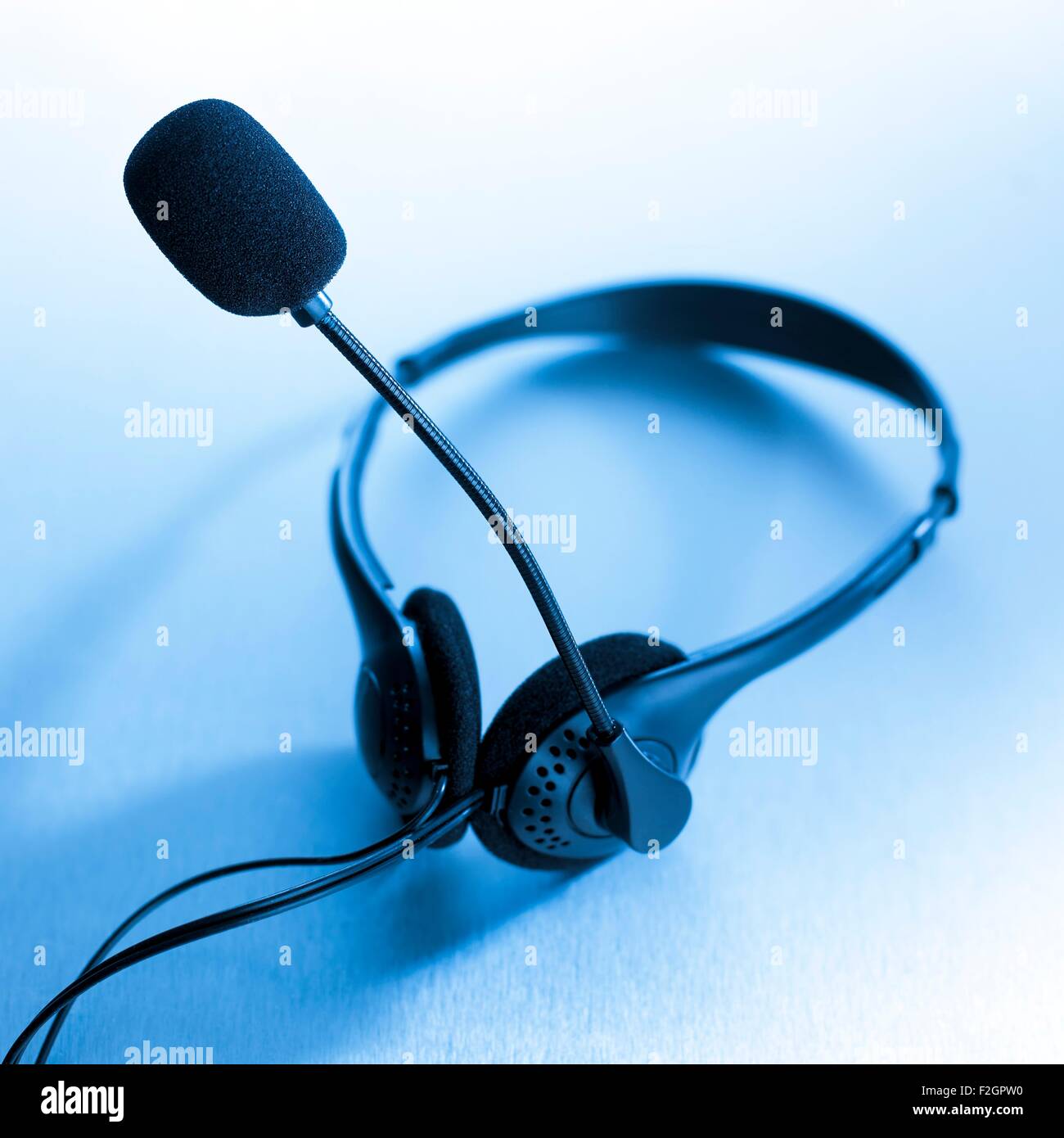 Telefon-Kopfhörer Stockfoto