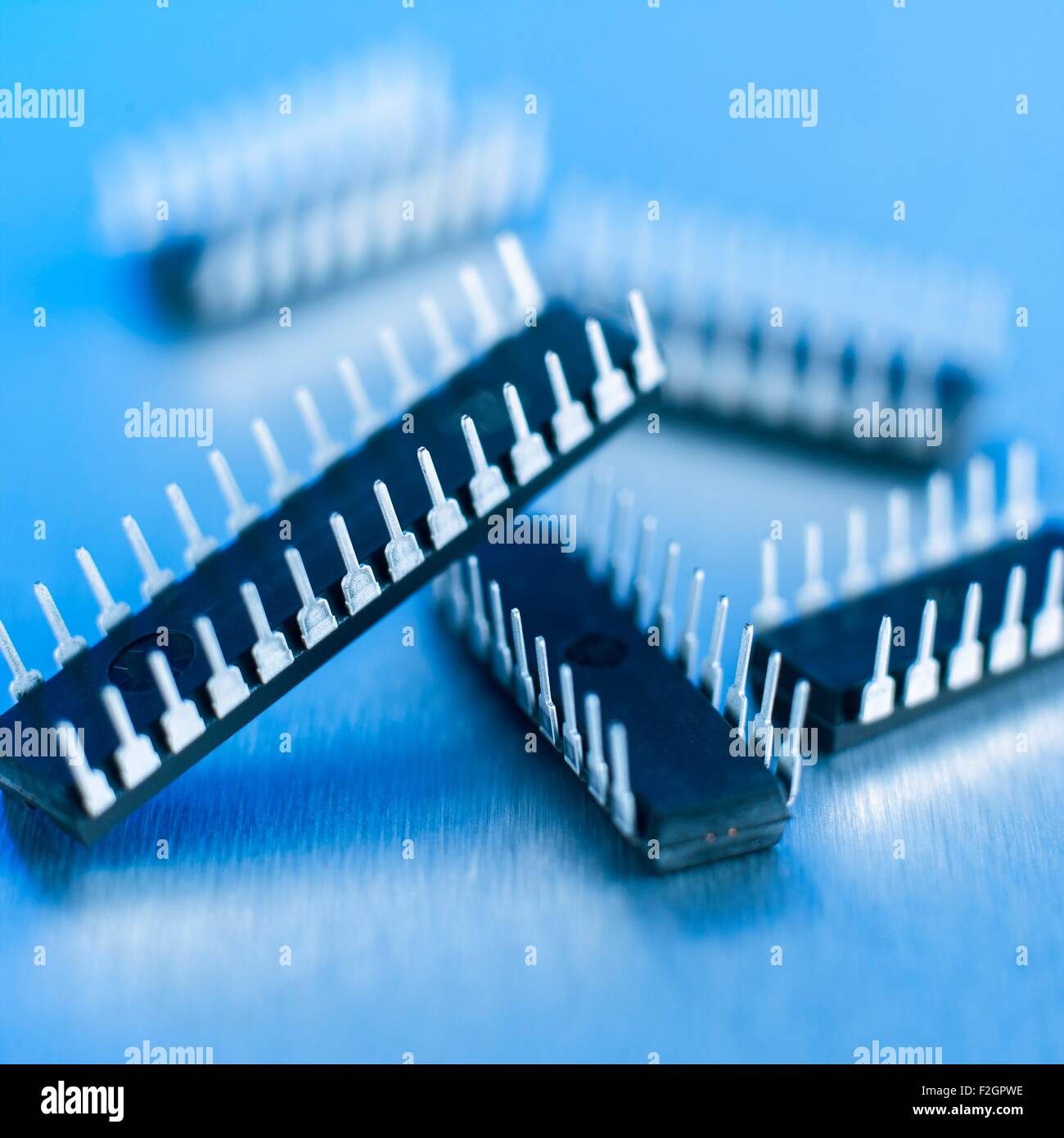 Mikrochips Stockfoto