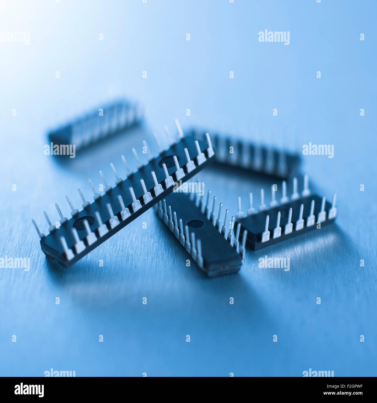 Mikrochips Stockfoto
