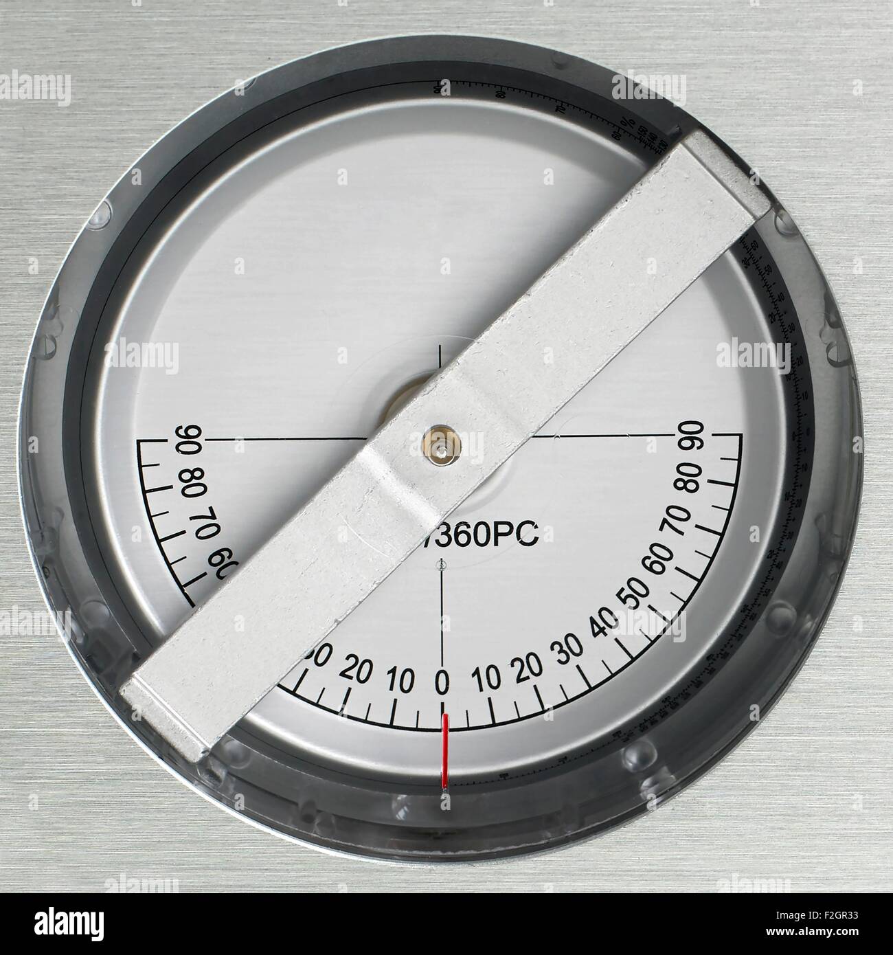 Neigungsmesser Stockfoto
