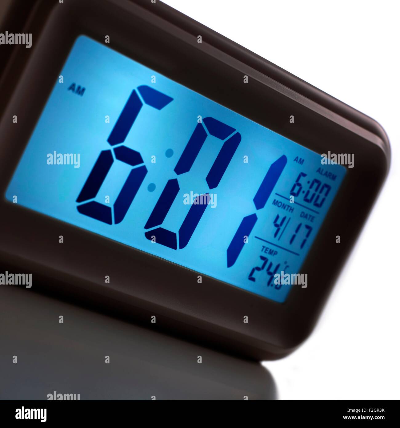 Digital-Wecker Stockfoto