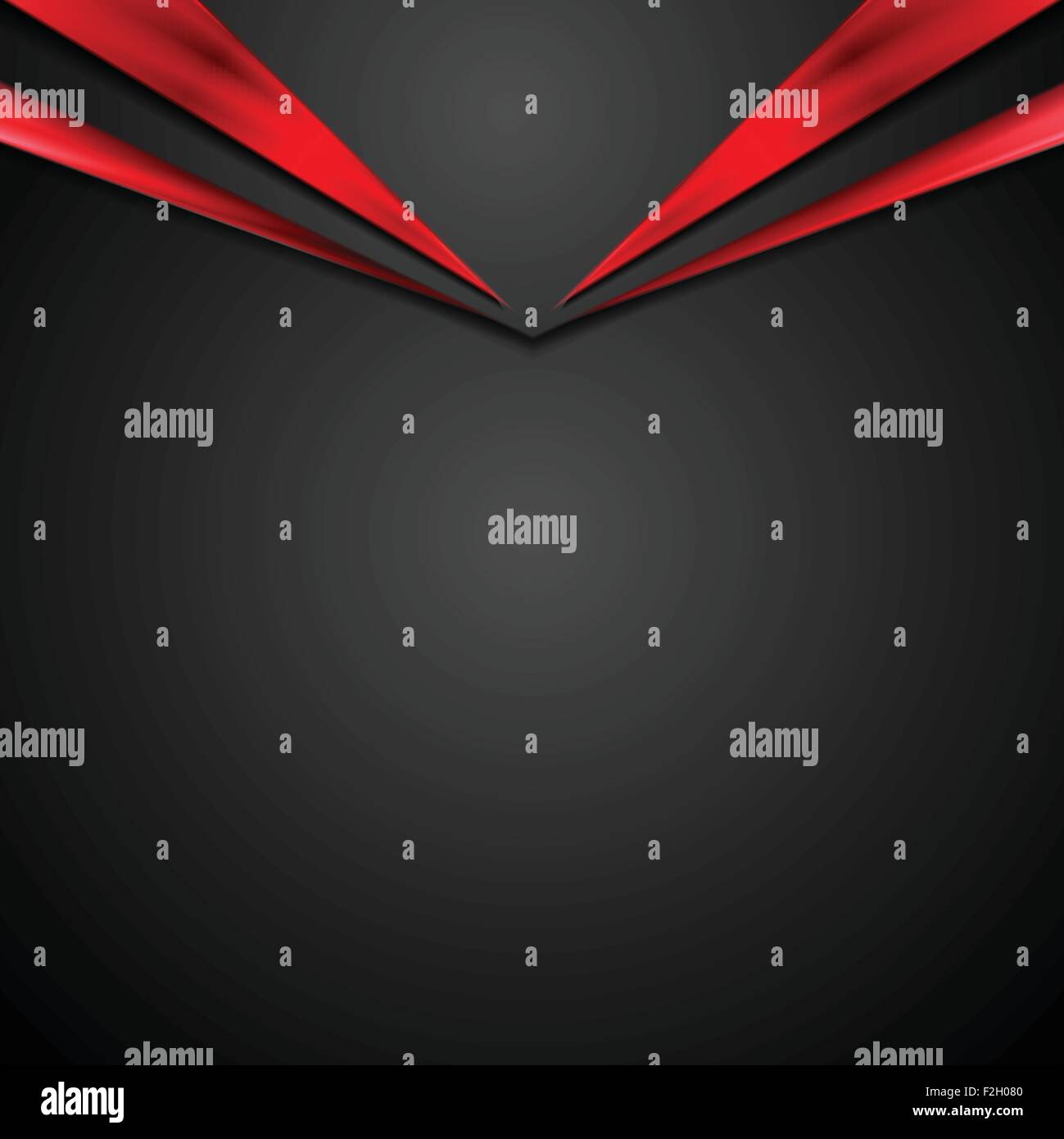 Schwarz rot Kontrast corporate Hintergrund mit abstrakten Pfeil. Vektor-design Stock Vektor