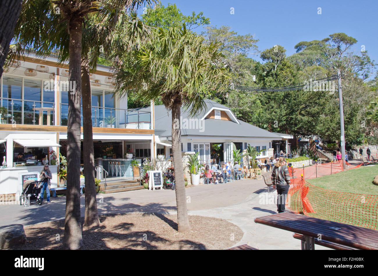 Boat House Restaurant am Shelly Beach, Manly Australien Stockfoto