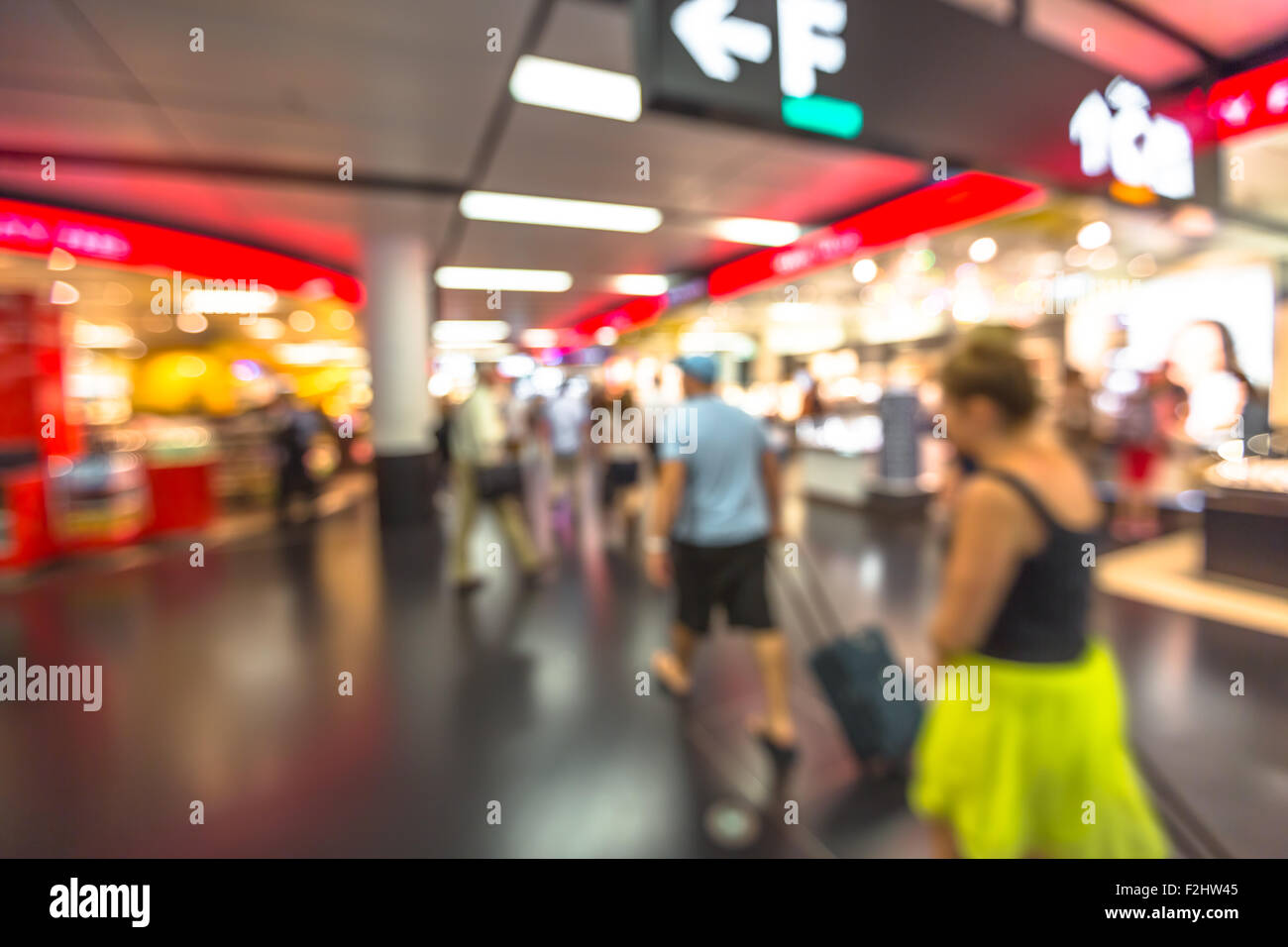 Duty free-shop Stockfoto