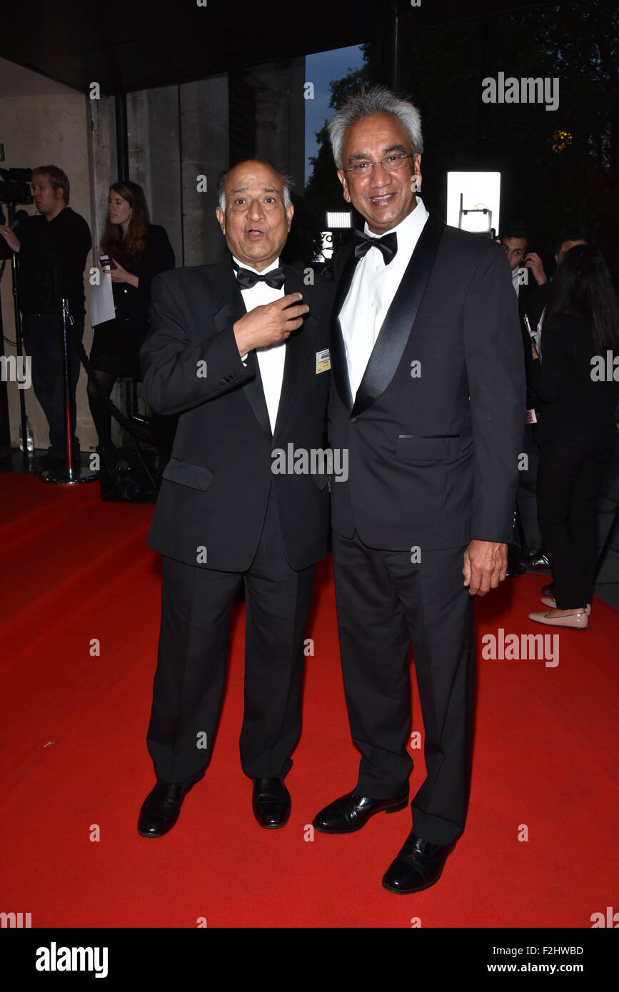 London, UK. 18. September 2015. Herr Raj Loomba besucht die 15. asiatischen Achievers Awards 2015 mit Grosvenor House Hotel, London. Bildnachweis: Siehe Li/Alamy Live News Stockfoto