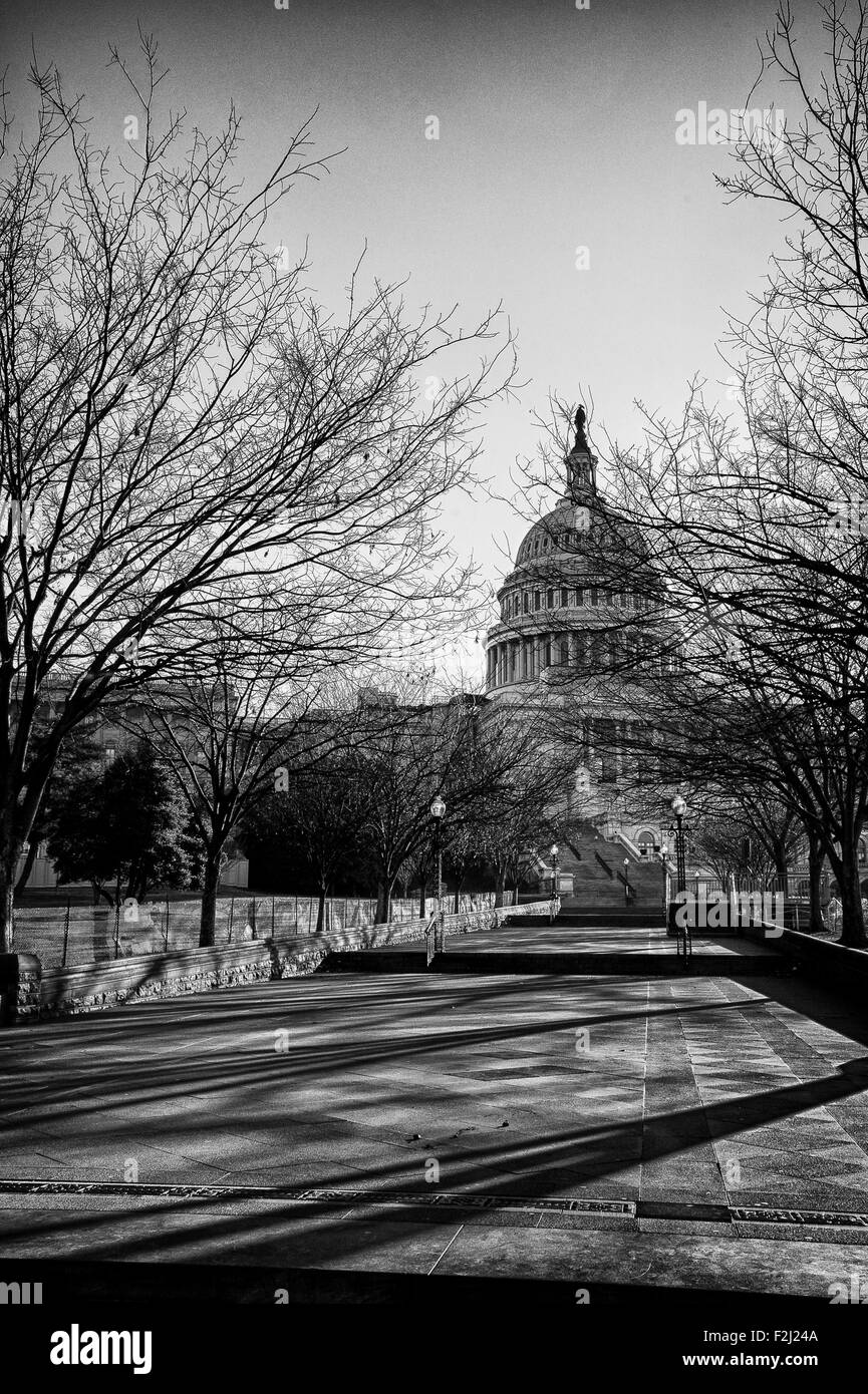 Vereinigte Staaten Kapitol in Washington DC. Stockfoto