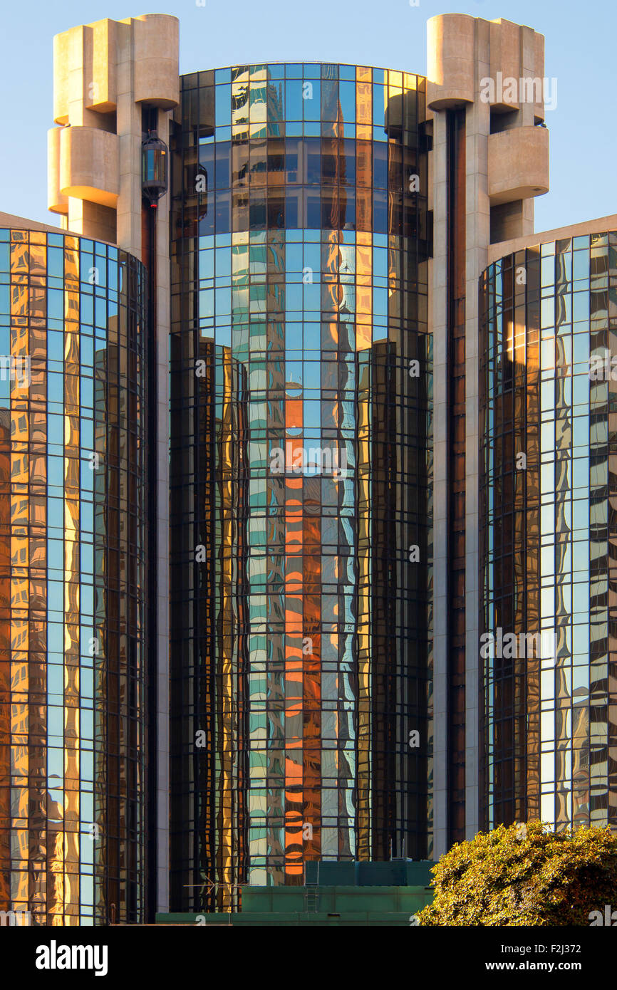 Moderne Glas-Gebäude in Los Angeles, Kalifornien, USA Stockfoto