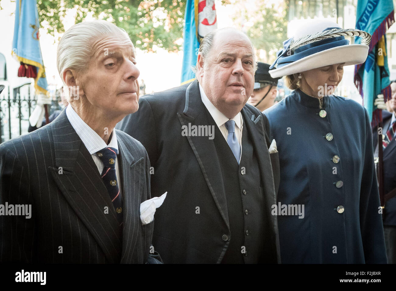 London, UK. 20. September 2015.  Ehemaliger Verteidigung-Minister Sir Nicholas Soames besucht Schlacht von Großbritannien Service von Thanksgiving an Church House, Westminster Credit: Guy Corbishley/Alamy Live News Stockfoto