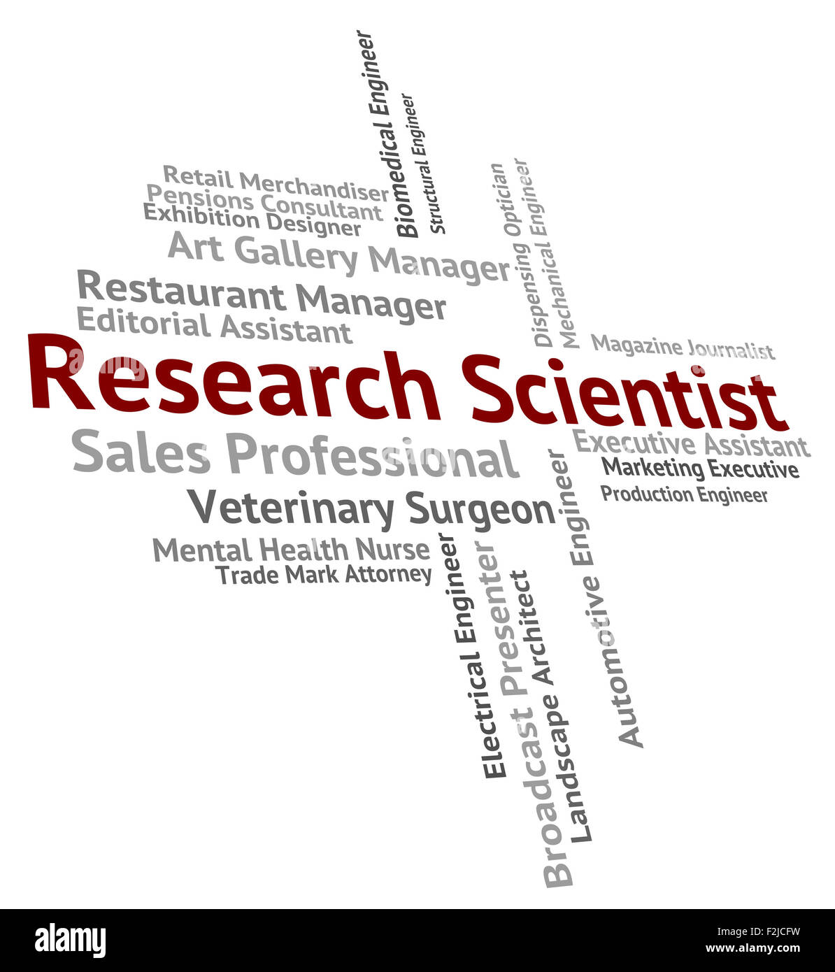 Forscher zeigen Daten sammeln und Job Stockfoto