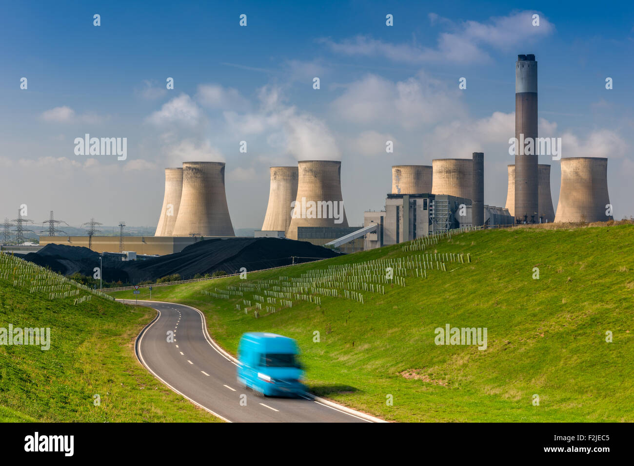 Ratcliffe-on-Soar Kraftwerk Stockfoto