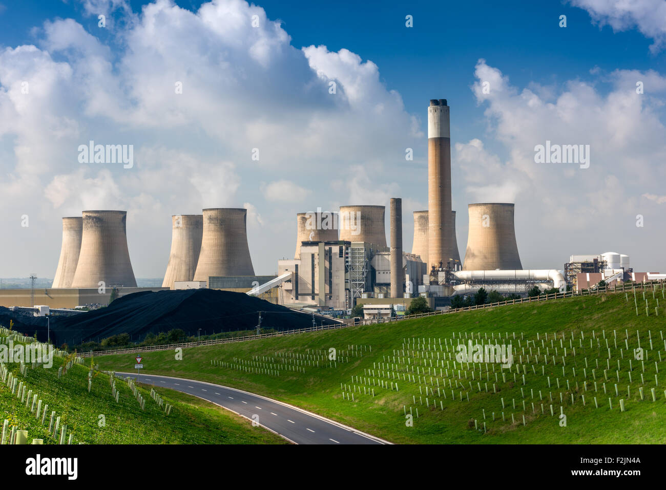 Ratcliffe-on-Soar Kraftwerk Stockfoto