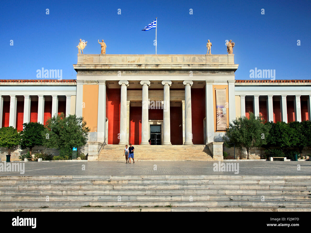 Das Nationale Archäologische Museum, wahrscheinlich das wichtigste Museum in Athen, Griechenland. Stockfoto