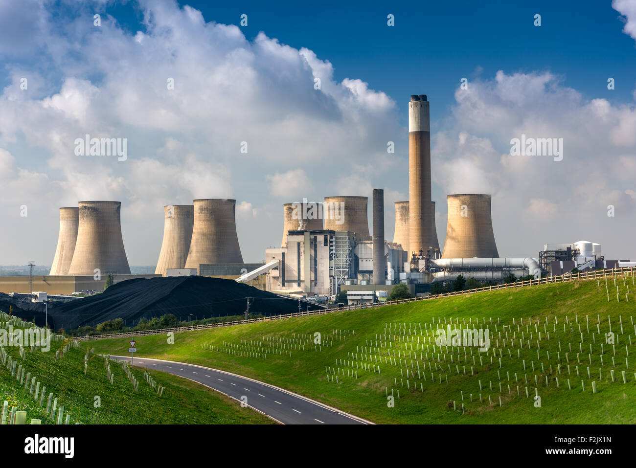 Ratcliffe-on-Soar Kraftwerk Stockfoto