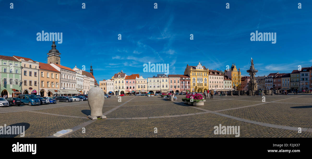 Ceske Budejovice, Tschechische Republik, Südböhmen, Budweis, Europa Stockfoto