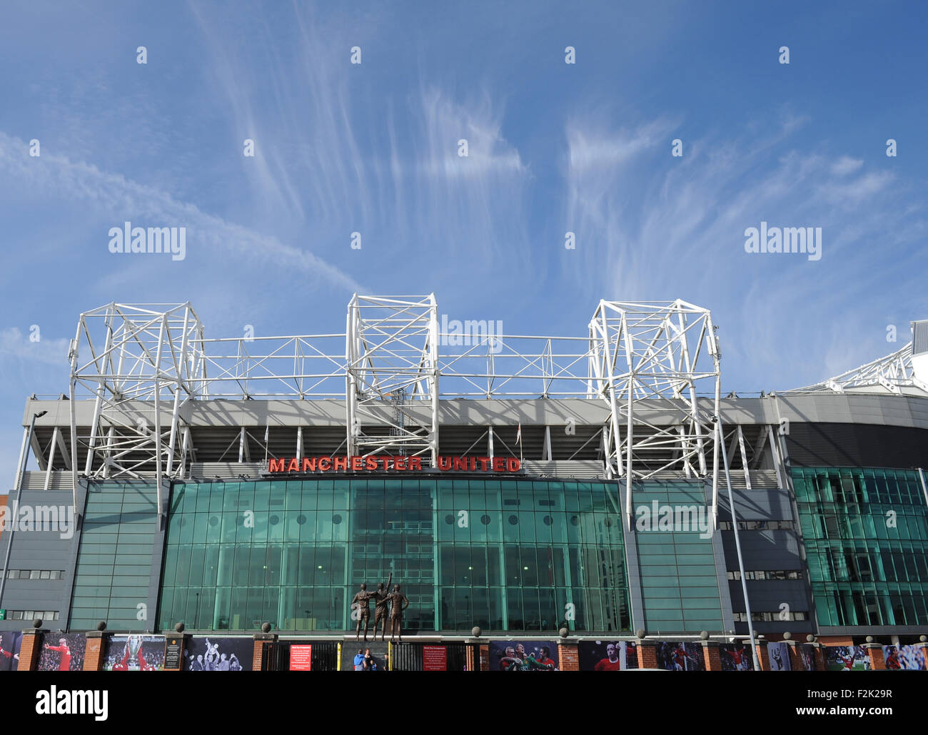 Manchester United Football Club Stadion Old Trafford, Manchester Stockfoto