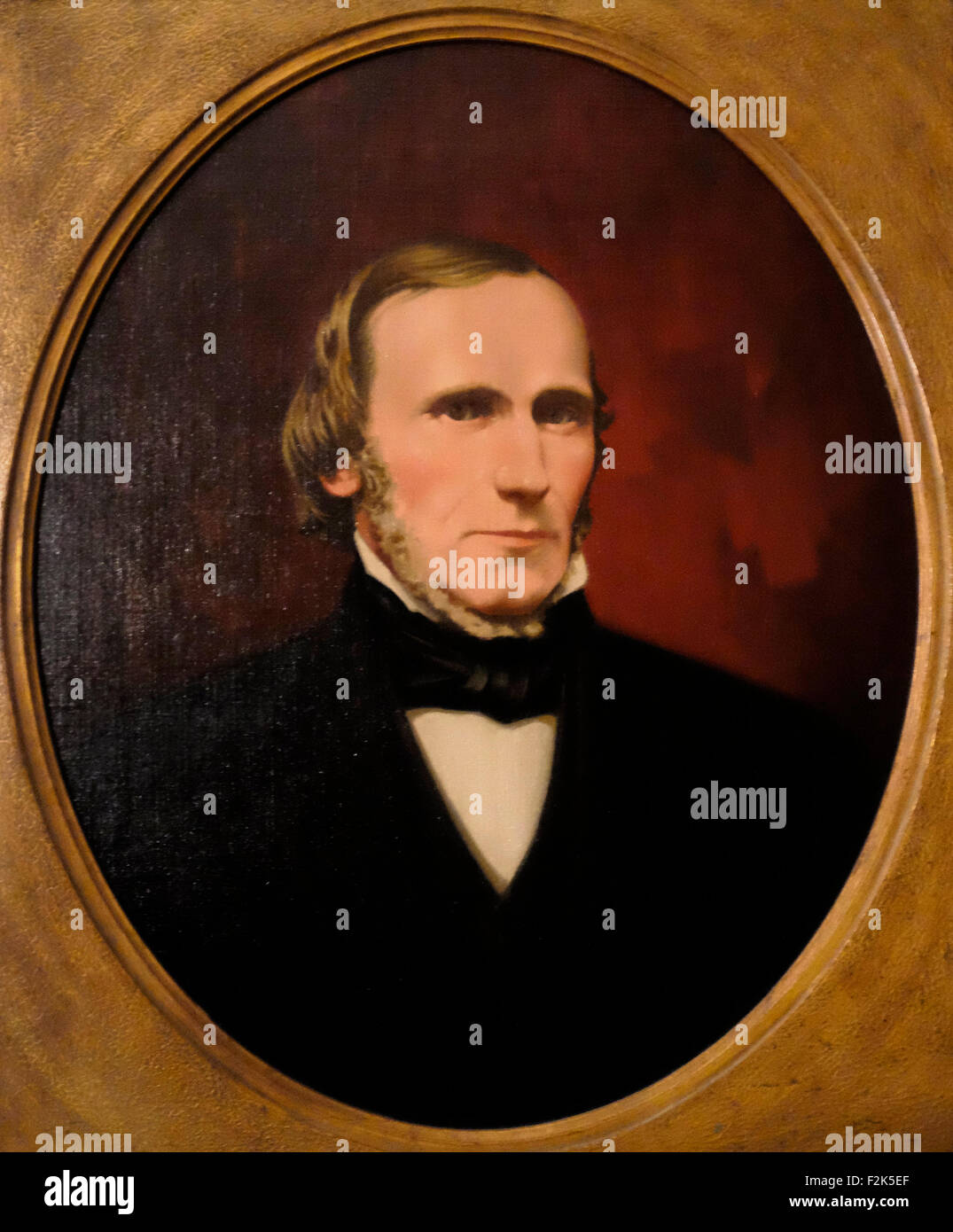Harrisons, Politiker - Sohn von Präsident William Henry Harrison und Vater von Präsident Benjamin Harrison Stockfoto