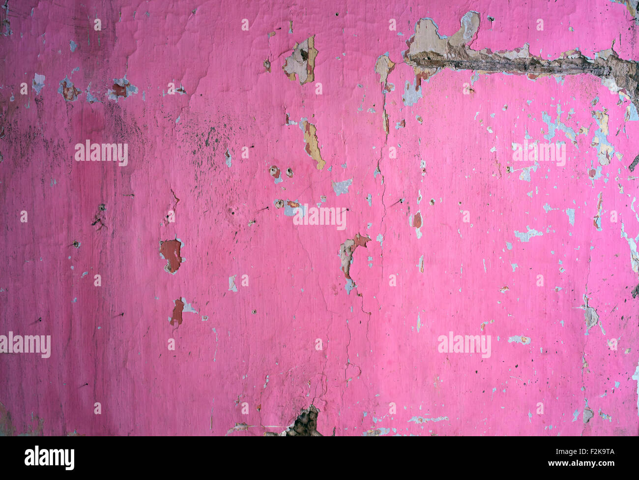 Blick auf alte rosa Wand verwendbar als Hintergrund Stockfoto