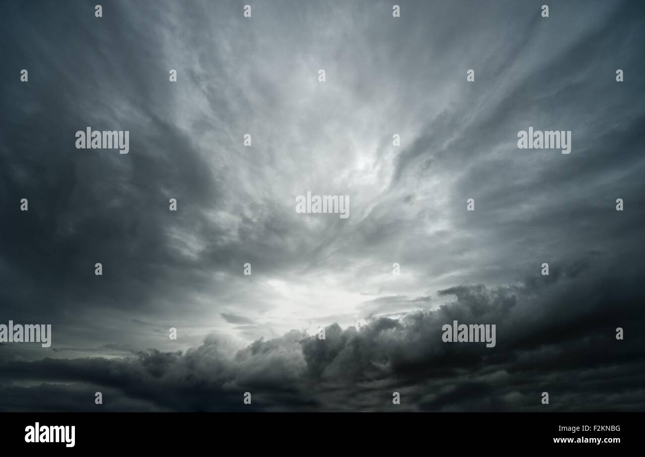 Gewitterhimmel Stockfoto