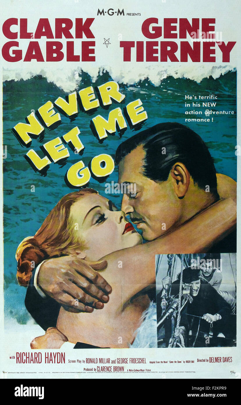 Never Let Me Go - Filmplakat Stockfoto