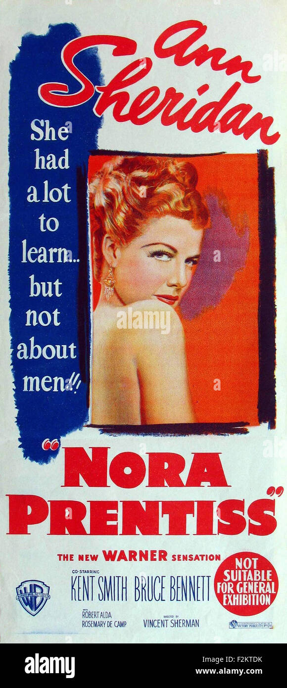 Nora Prentiss - Filmplakat Stockfoto