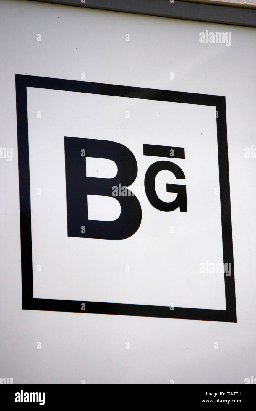 Logo: Berlinische Galerie, Berlin. Stockfoto