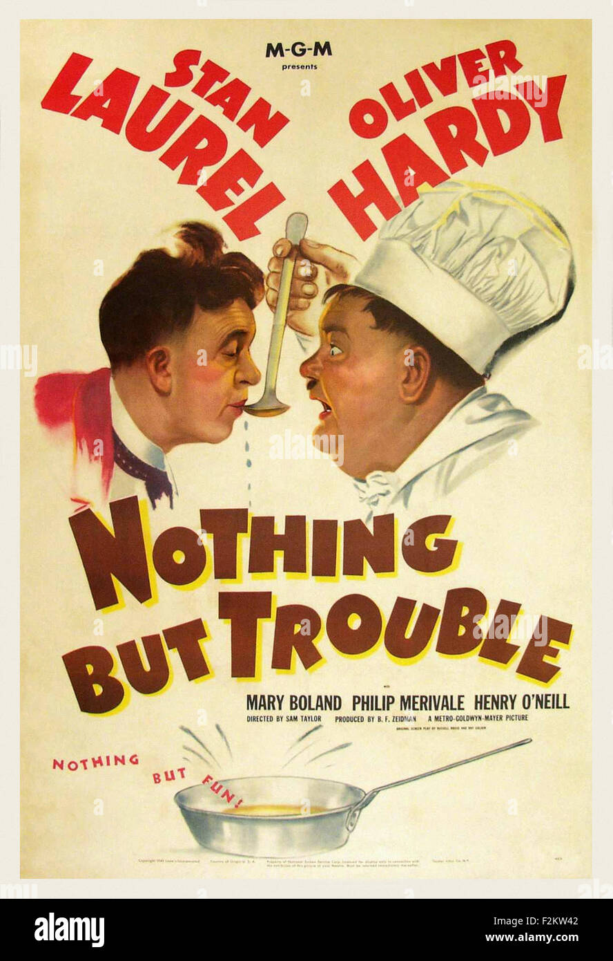Nichts als Ärger (1944) - Film-Poster Stockfoto