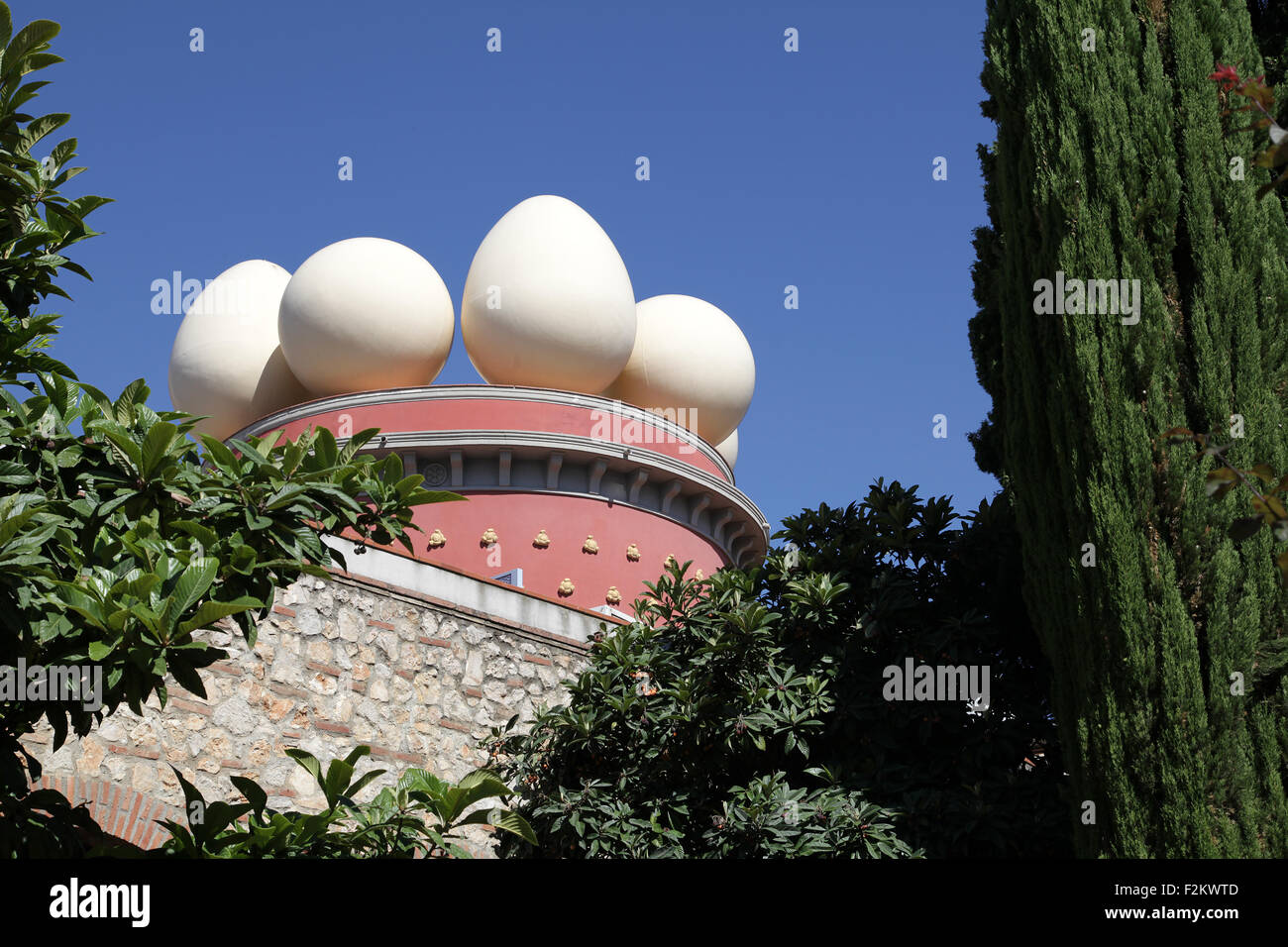 Das Theater-Museum Dalí in Figueres Spanien.Salvador Dalí Stockfoto