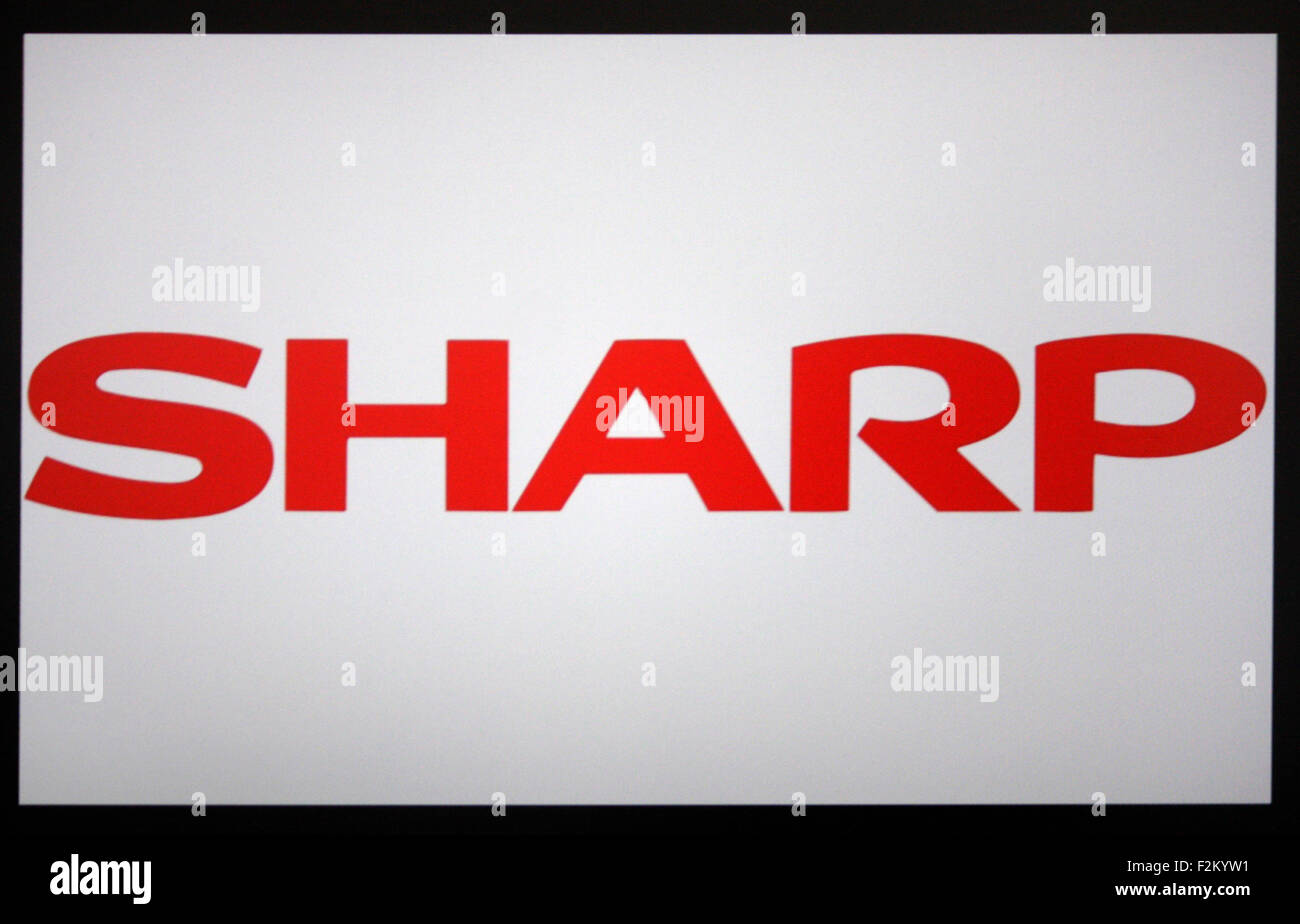 Markenname: "Sharp", Berlin. Stockfoto