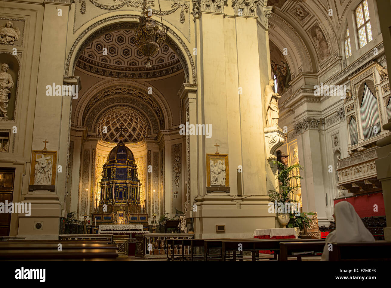 Kapelle des Santissimo Sacramento in Kathedrale der Himmelfahrt der Jungfrau Maria. Palermo, Sizilien. Stockfoto