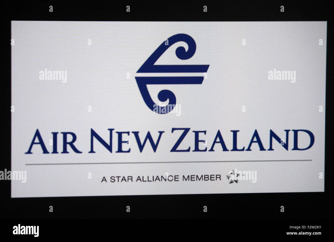 Markenname: "Air New Zealand", Berlin. Stockfoto