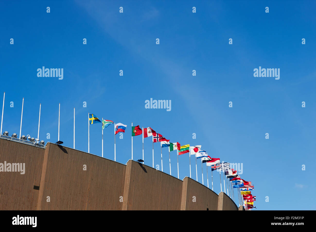 Das Olympiastadion Helsinki Finnland Stockfoto