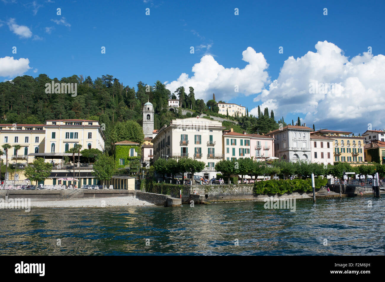Lakeside historische Stadt Bellagio See Como Lombardei Italien Stockfoto